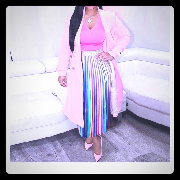 Dresses & Skirts - Graffiti Pleated Skirt